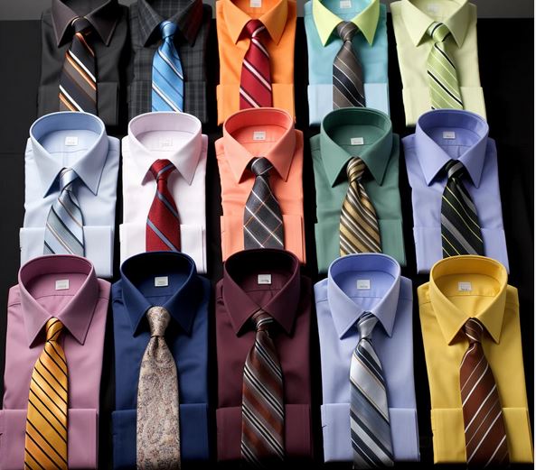 What kind of shirts go best with ties